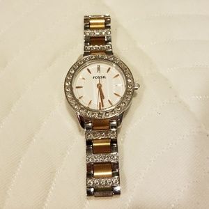 Jesse Two-Tone Glitz Dress Fossil Watch